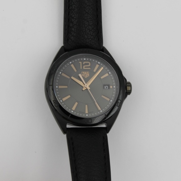 New Tag Heuer WBJ1314.FC8230 Formula 1 Midsize Womens Black Watch Leather Gold - Picture 13 of 13